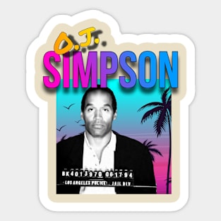 OJ Simpson Sticker